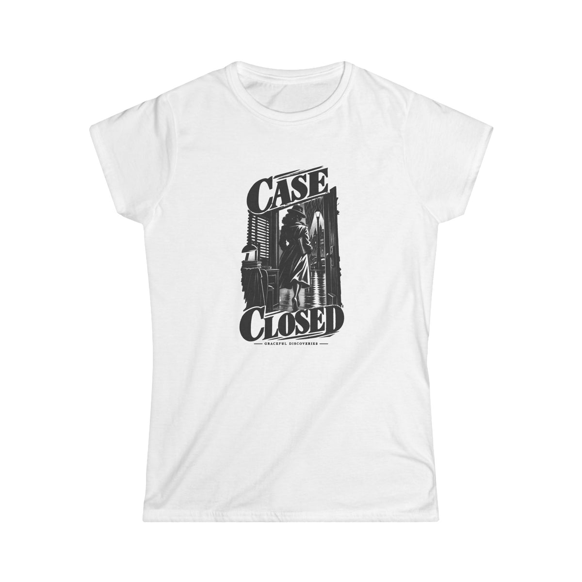 THE NOIR FILES COLLECTION: CASE CLOSED - WOMEN'S T-SHIRT