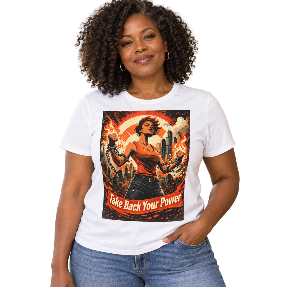 THE POWER ERA COLLECTION: TAKE BACK YOUR POWER - WOMENS T-SHIRT