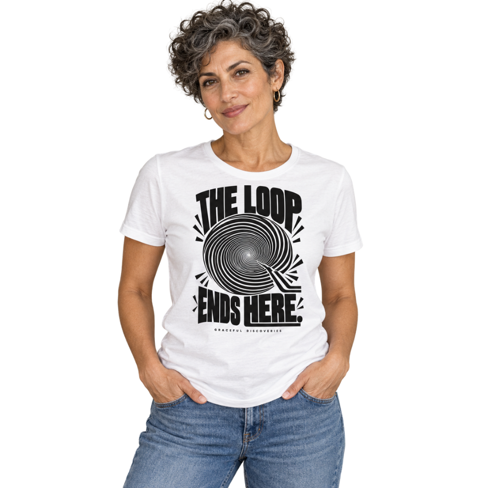 MIND GAMES COLLECTION: THE LOOP ENDS HERE - WOMEN'S T-SHIRT