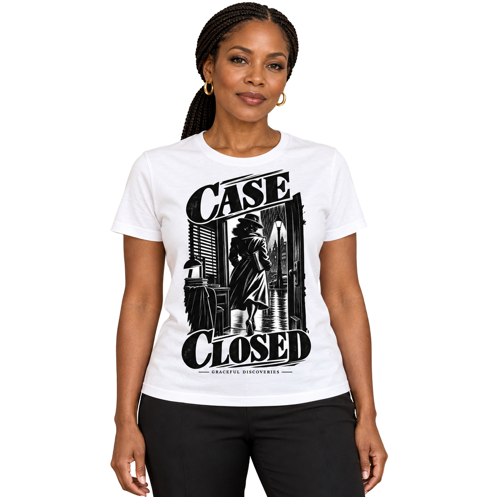 THE NOIR FILES COLLECTION: CASE CLOSED - WOMEN'S T-SHIRT