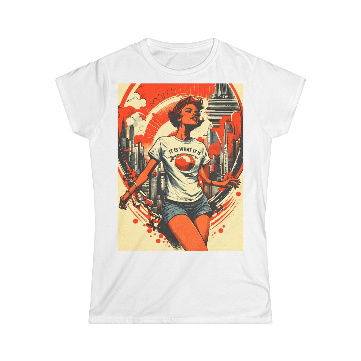 IT IS WHAT IT IS T-SHIRT - Women's Softstyle Tee